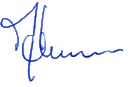 Handtekening JdM